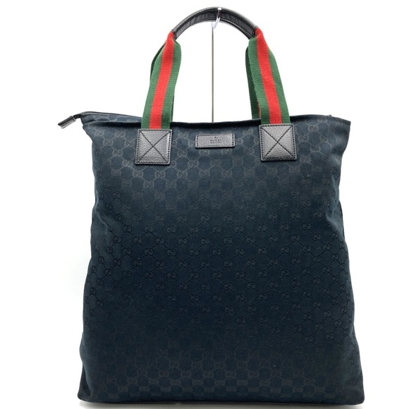 GUCCI 131233 Big Tote Bag Handbag Sherry Line
